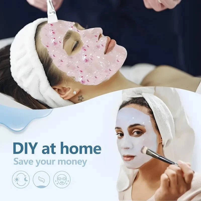 Masque visage à la gelée d'acide hyaluronique, Masque gel hydratant, Hydratation profonde pour les soins de la peau, 11 onces.