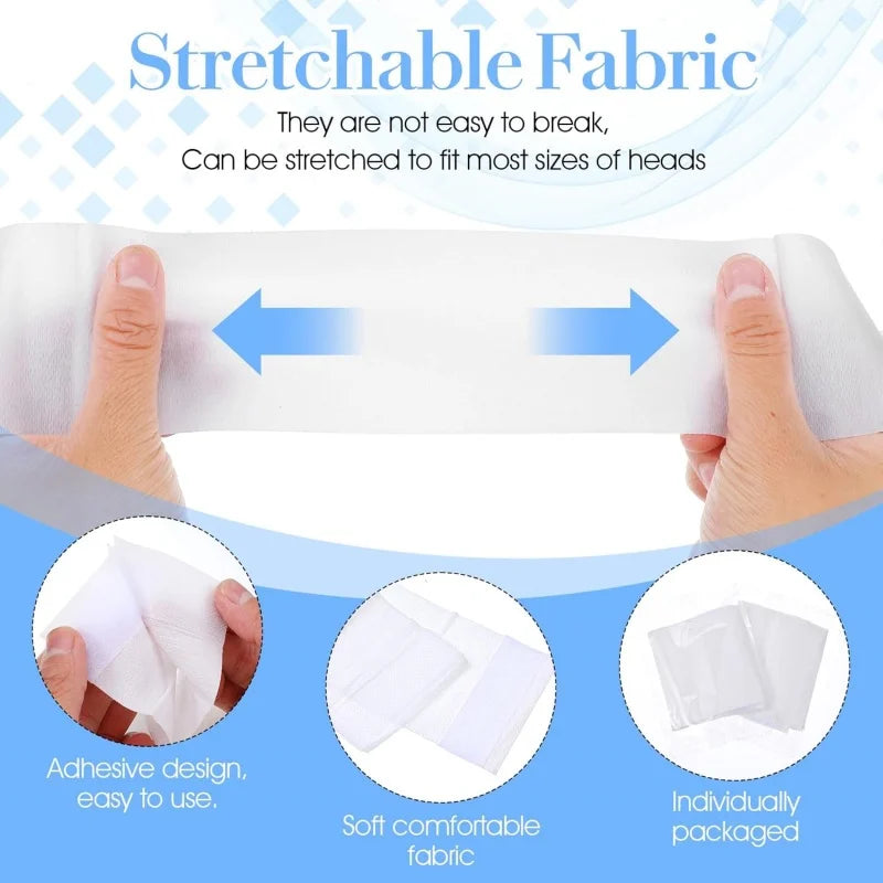 100/50/30 pièces jetables Spa bandeaux pour le visage Non-tissé doux soins de la peau couvre-chef pour femmes Salons beauté esthéticienne fournitures