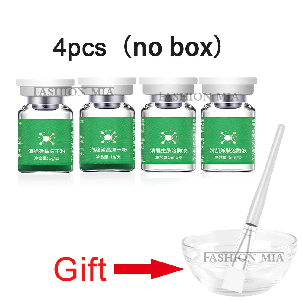 Kit de pelage des algues naturelles pour le visage, blanchissant, Melasma, Breakouts des algues, hydratant, rajeunissant, rétrécissement des pores, soins pour la peau