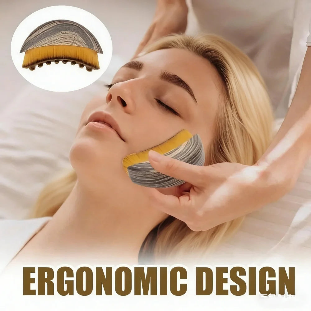 Brosse corporelle Spa pour brossage à sec, Drainage lymphatique, masseur pour le visage, outil de Circulation sanguine pour la peau sèche, soins du visage et du corps