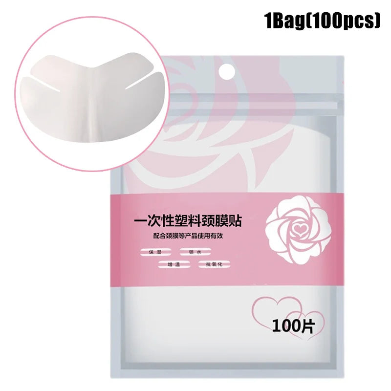 100 pièces jetables gaze douce Salon de beauté appliquer masque doux ultra-mince coton naturel patchs de soins des yeux masque facial outils de soins de la peau