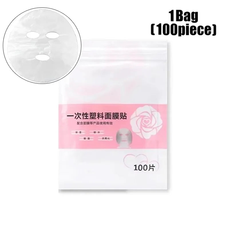 100 pièces jetables gaze douce Salon de beauté appliquer masque doux ultra-mince coton naturel patchs de soins des yeux masque facial outils de soins de la peau