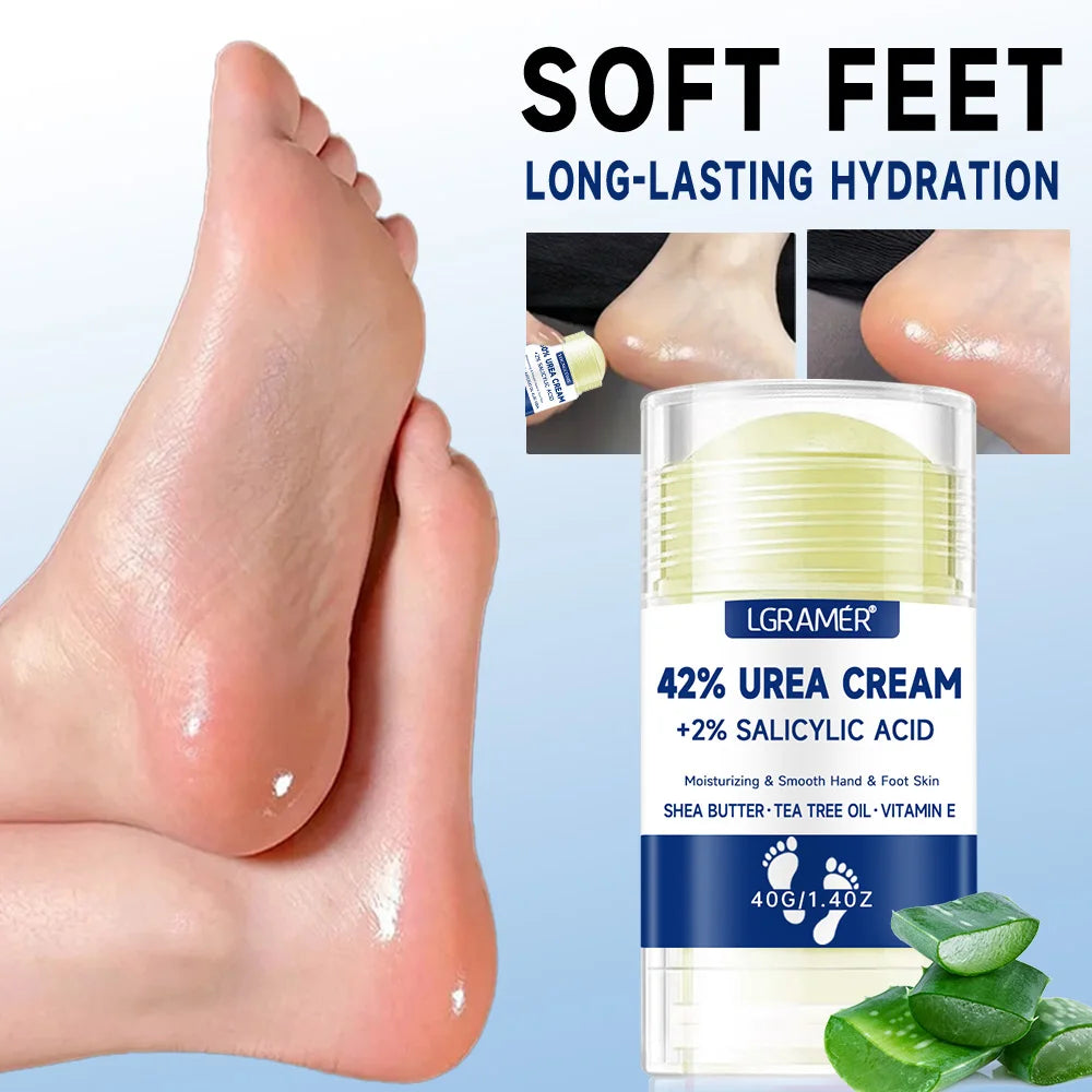Crème pour les pieds à l'urée 42% + 2% acide salicylique soin hydratant intensif des pieds et des mains crème hydratante pour les pieds et crème pour les mains