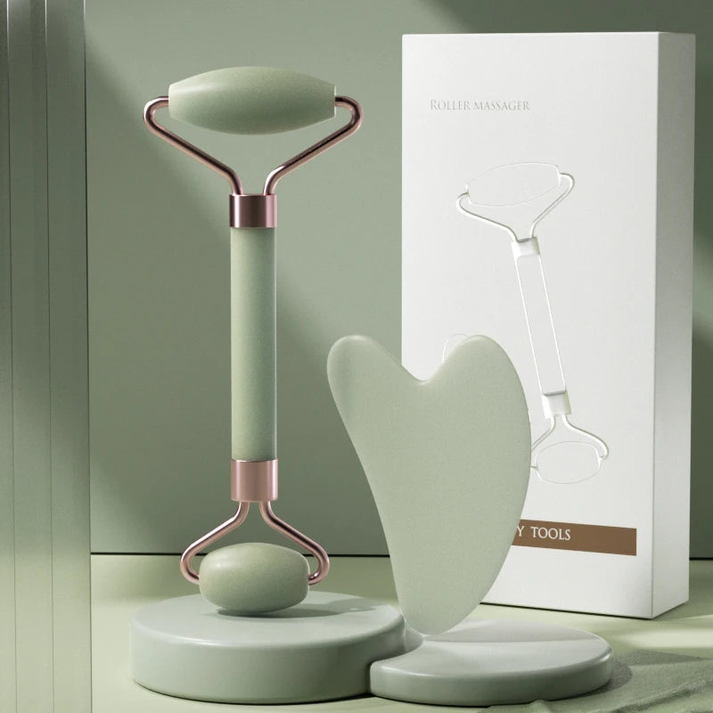 Rouleau en résine pour le visage, le cou et les yeux, instrument de massage facial, soins de santé, planche à gratter, outils de soins de la peau, beauté du muscle