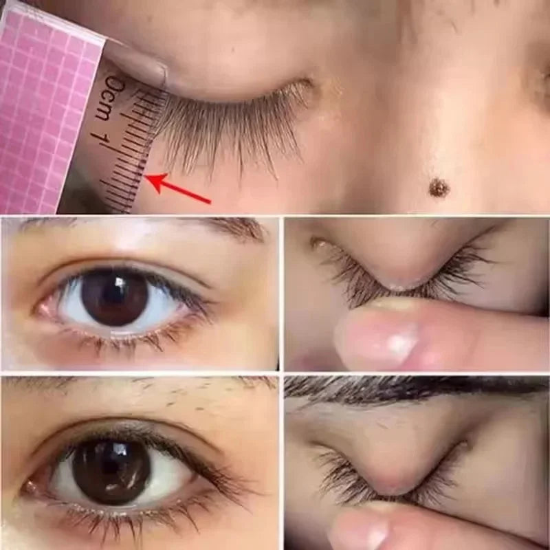 Sérum de croissance rapide des cils, rehausseur de cils naturel, plus long, plus épais, traitement des cils, produits de soins pour les yeux, maquillage, 7 jours