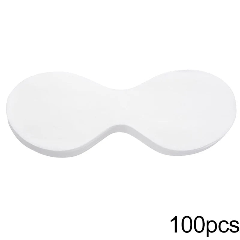 100 pièces jetables gaze douce Salon de beauté appliquer masque doux ultra-mince coton naturel patchs de soins des yeux masque facial outils de soins de la peau