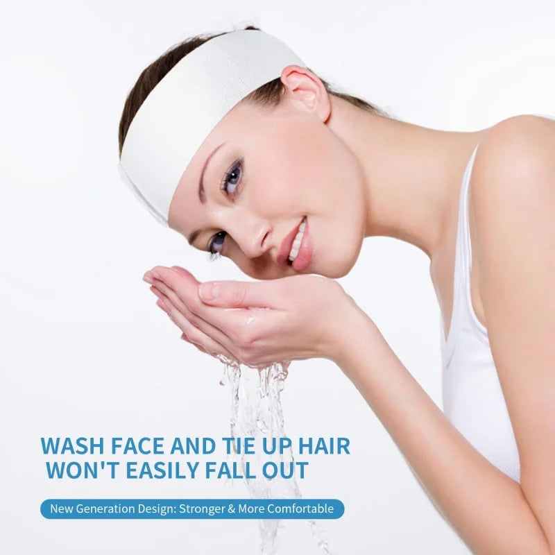 100/50/30 pièces jetables Spa bandeaux pour le visage Non-tissé doux soins de la peau couvre-chef pour femmes Salons beauté esthéticienne fournitures