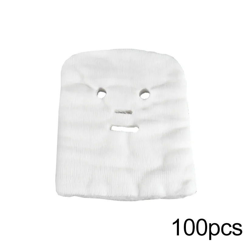 100 pièces jetables gaze douce Salon de beauté appliquer masque doux ultra-mince coton naturel patchs de soins des yeux masque facial outils de soins de la peau